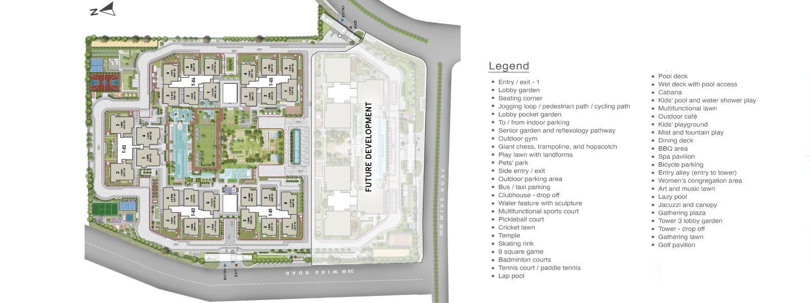 Sattva Lago masterplan Neopolis 10 acres 5 towers